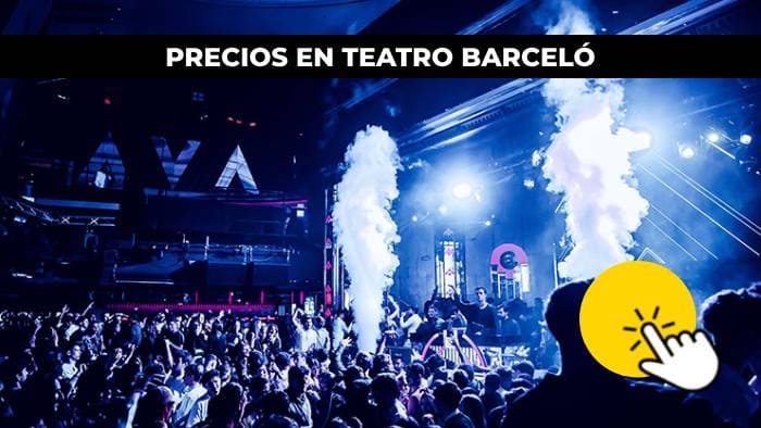 precios en teatro barcelo